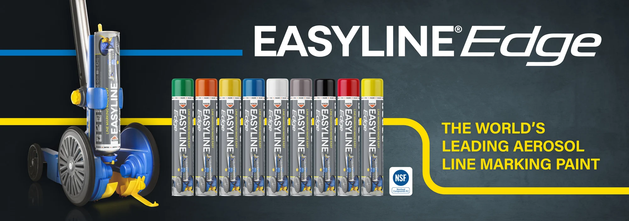 EasyLine Edge linjemerking på industrigulv