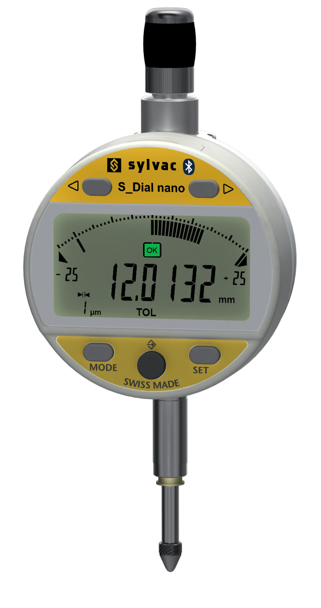 Digital indikator S_Dial WORK Analog Nano Smart fra Sylvac