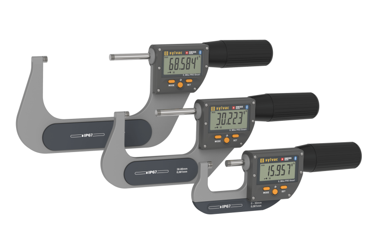 Mikrometer S_Mike PRO Cylindrical Ø 6,5 Smart fra Sylvac