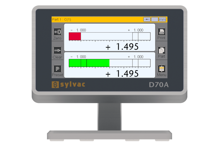 Digital displayenhet D70A fra Sylvac