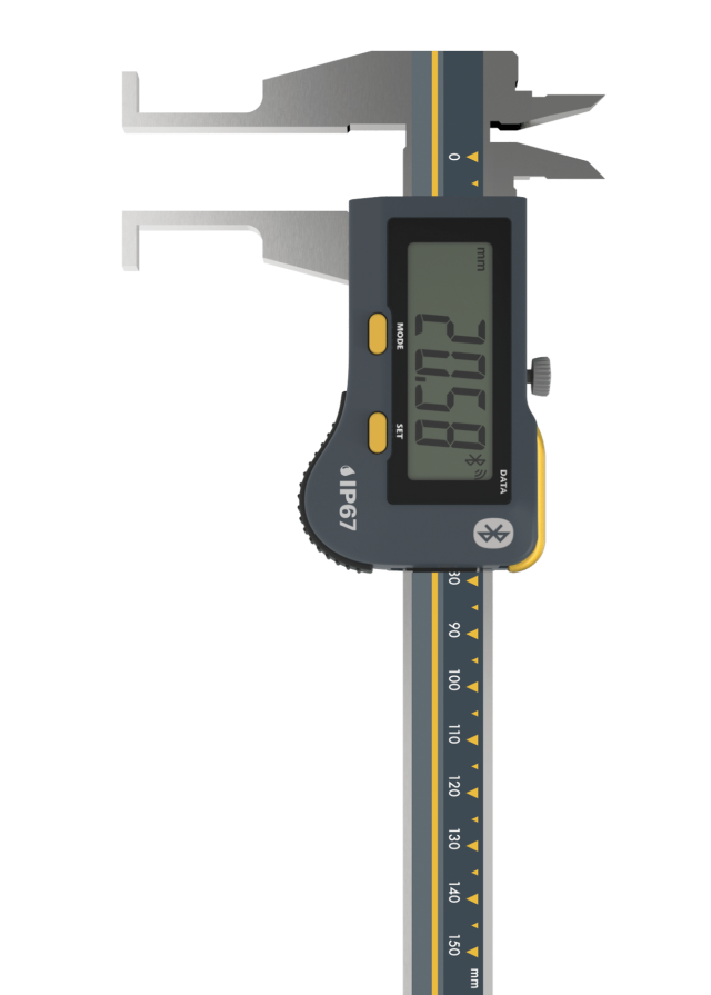 Skyvelære S_Cal EVO Smart Internal Groove fra Sylvac