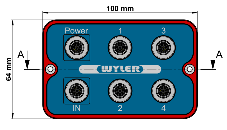 Målskisse av Hub RS485