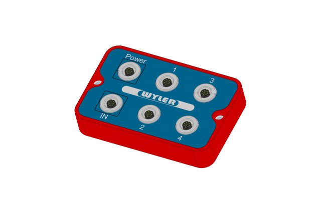 Hub RS485 med seks porter